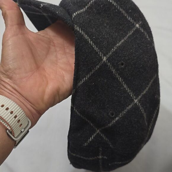 Ralph Lauren Wool Blend Plaid Newsboy Cap - Picture 3 of 6